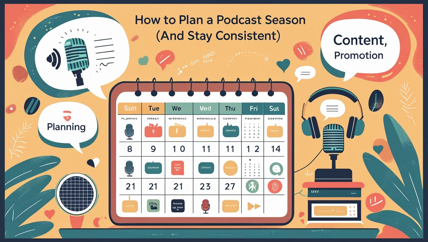How to Plan a Podcast Season (and Stay Consistent)