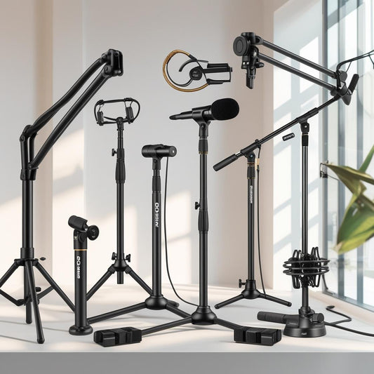 Mic Stands, Boom Arms & Shock Mounts