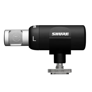 Shure MoveMic 88+ Wireless Microphone Video Kit - Pro Audio Recorder for Film/Field Recording Interviews, Stereo Mic 4 Polar Patterns | Compatible with iOS/Android via Motiv App (MV88+W-KIT-Z7)
