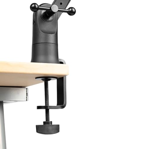 Gator Frameworks Slim Profile Desk-Mounted Mic Stand Boom Arm for Broadcasts, Podcasts, Content Creation, Live Streaming, & Similar Applications (GFWMICBCBM0500)