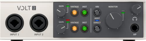 Universal Audio Volt 2 USB Recording Studio Audio Interface