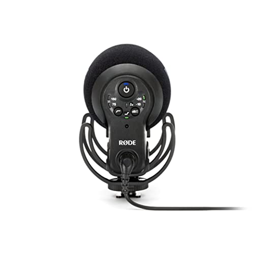 Rode VideoMic Pro+ Camera-Mount Shotgun Microphone,Black