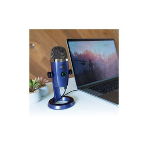 Logitech for Creators Blue Yeti Nano USB Microphone for Gaming, Streaming, Podcasting, Twitch, YouTube, Discord, Recording for PC and Mac, Plug & Play -Vivid Blue