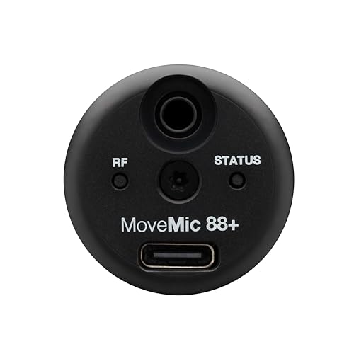 Shure MoveMic 88+ Wireless Microphone Video Kit - Pro Audio Recorder for Film/Field Recording Interviews, Stereo Mic 4 Polar Patterns | Compatible with iOS/Android via Motiv App (MV88+W-KIT-Z7)