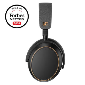 Sennheiser Consumer Audio Momentum 4 Wireless Headphones - Bluetooth Headset for Crystal-Clear Calls with Adaptive Noise Cancellation, 60h Battery Life, Lightweight Folding Design - Black/Copper