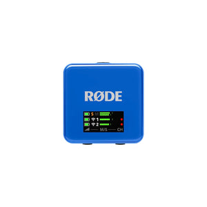 RØDE Wireless GO (Gen 3) – Compact Wireless Mic – Pristine Audio, 32-bit Float Recording, Automatic Level Control, for Phones, Cameras and Computers (Cobalt)