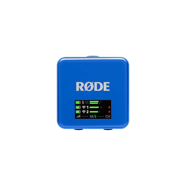 RØDE Wireless GO (Gen 3) – Compact Wireless Mic – Pristine Audio, 32-bit Float Recording, Automatic Level Control, for Phones, Cameras and Computers (Cobalt)