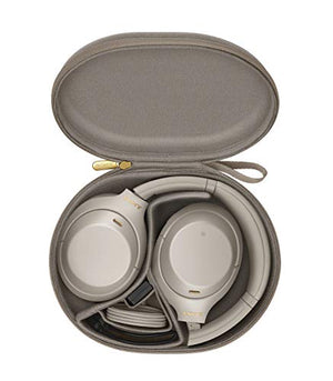 Sony WH-1000XM4 Wireless Premium Noise Canceling Overhead Headphones with Mic for Phone-Call and Alexa Voice Control, Silver WH1000XM4