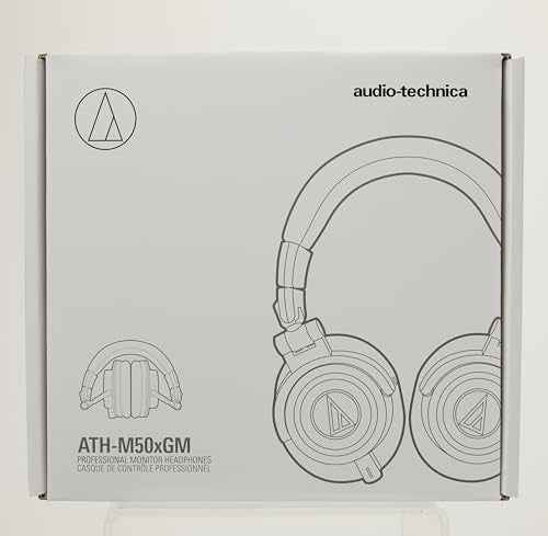 Audio-Technica ATH-M50xGM Professional Monitor Headphones, Gun Metal