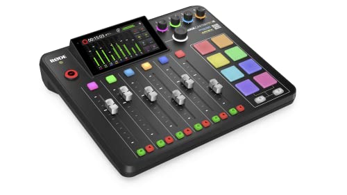 RØDE RØDECaster Pro II All-in-One Production Solution for Podcasting, Streaming, Music Production and Content Creation,Black