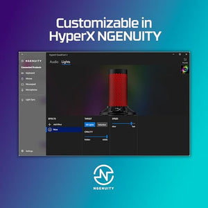 HyperX Quadcast 2 Frost – USB Microphone for Gaming, Streaming and Podcasting, with On-Board Controls, LED Lighting, Removable Shock Mount
