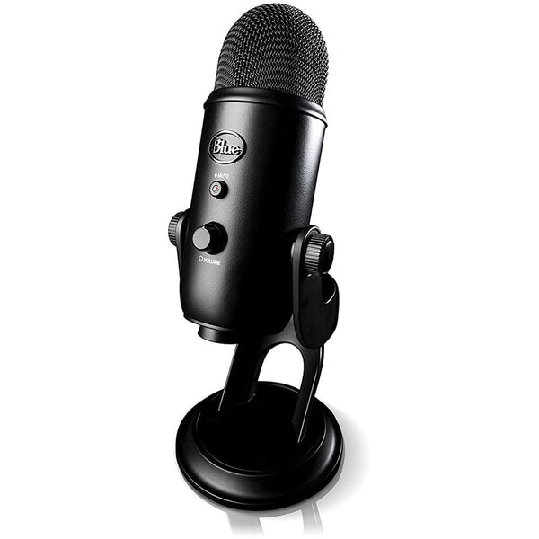 Logitech Creators Blue Yeti USB Microphone for Gaming, Streaming, Podcast, YouTube, Discord, PC, Studio Sound, Plug & Play-Blackout