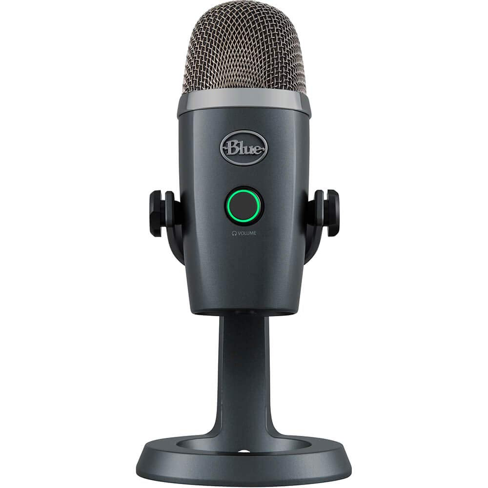 Logitech for Creators Blue Yeti Nano USB Microphone for Gaming, Streaming, Podcasting,Twitch, YouTube, Discord, Recording for PC and Mac, Plug & Play - Shadow Grey