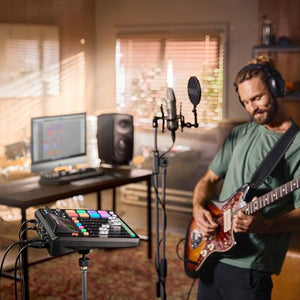 Rode RODECaster Pro II Podcast Production Console with StreamEye PDM-3 Podcast Equipment Bundle