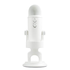 Logitech Creators Blue Yeti USB Microphone for Gaming, Streaming, Podcast, YouTube, Discord, PC, Studio Sound, Plug & Play-Whiteout