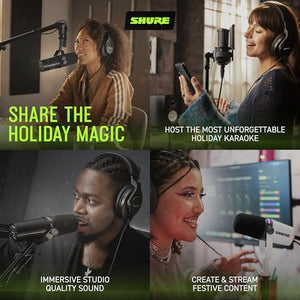 Shure MoveMic 88+ Wireless Microphone Video Kit - Pro Audio Recorder for Film/Field Recording Interviews, Stereo Mic 4 Polar Patterns | Compatible with iOS/Android via Motiv App (MV88+W-KIT-Z7)