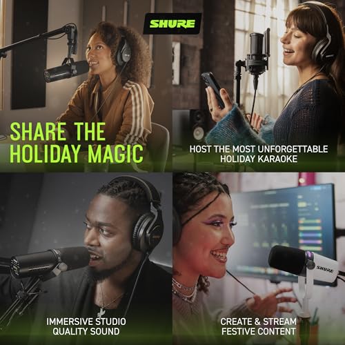 Shure MoveMic 88+ Wireless Microphone Video Kit - Pro Audio Recorder for Film/Field Recording Interviews, Stereo Mic 4 Polar Patterns | Compatible with iOS/Android via Motiv App (MV88+W-KIT-Z7)