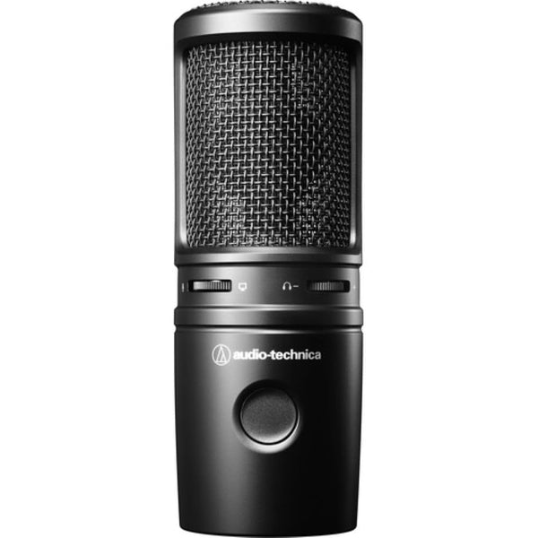 Audio-Technica AT2020USB-X Cardioid Condenser USB Microphone Bundled with Microphone Arm + Headphones + Wind Screen Pop Filter + Cleaning Cloth (5 Items)