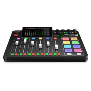 Rode Rodecaster Pro II Podcast Production Console Bundle with AKG K240 Studio Over-Ear Pro Headphones and 32GB Memory Card
