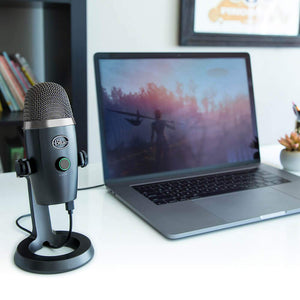 Logitech for Creators Blue Yeti Nano USB Microphone for Gaming, Streaming, Podcasting,Twitch, YouTube, Discord, Recording for PC and Mac, Plug & Play - Shadow Grey