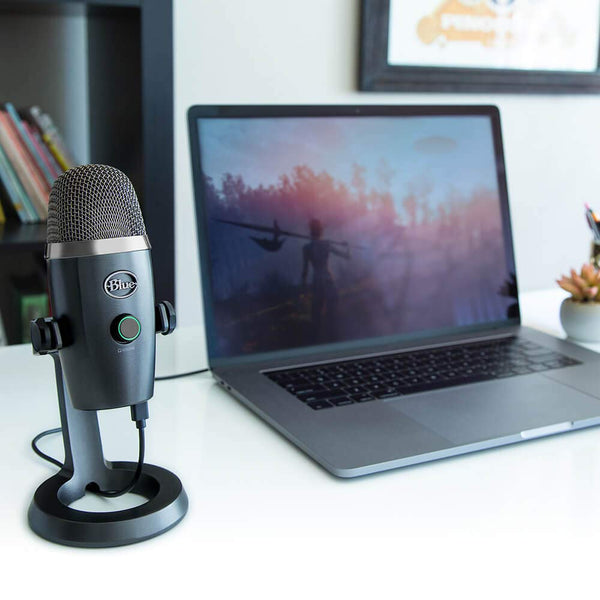 Logitech for Creators Blue Yeti Nano USB Microphone for Gaming, Streaming, Podcasting,Twitch, YouTube, Discord, Recording for PC and Mac, Plug & Play - Shadow Grey