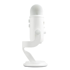 Logitech Creators Blue Yeti USB Microphone for Gaming, Streaming, Podcast, YouTube, Discord, PC, Studio Sound, Plug & Play-Whiteout