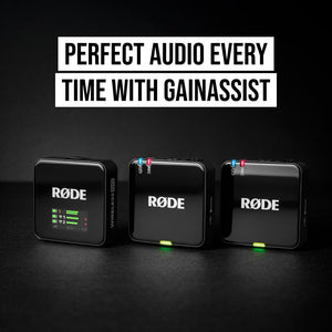 RØDE Wireless GO (Gen 3) – Compact Wireless Mic – Pristine Audio, 32-bit Float Recording, Automatic Level Control, for Phones, Cameras and Computers