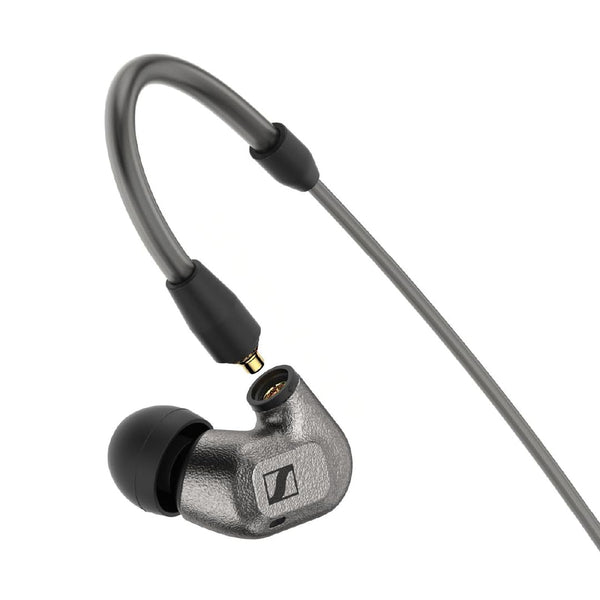 Sennheiser IE 600 In-Ear Audiophile Headphones - TrueResponse Transducers for Equisitely Neutral Sound, Includes balanced cable, Gray, Black