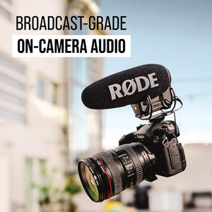 Rode VideoMic Pro+ Camera-Mount Shotgun Microphone,Black