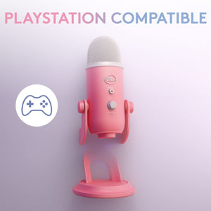 Logitech Creators Blue Yeti USB Microphone for Gaming, Streaming, Podcast, YouTube, Discord, PC, Studio Sound, Plug & Play-Dawn Pink