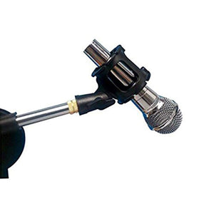 Eggsnow Microphone Shock Mount Clip Universal Mic Holder Stand Anti Vibration for Shotgun Microphone
