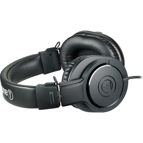 Audio-Technica ATH-M20x Professional Studio Monitor Headphones, Black (AUD ATHM20X)