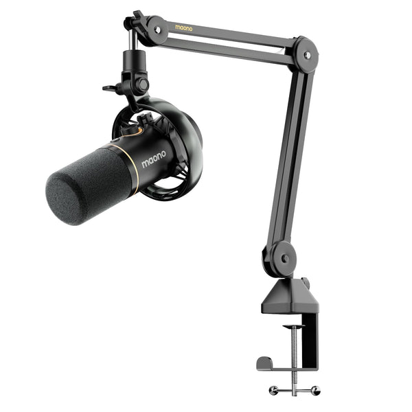 MAONO PD200W Hybrid Wireless Podcast Microphone for PC, XLR USB Dynamic Mic Kit with Boom Arm, Software, Noise Cancellation, for Vocal Recording, Streaming, Content Creation, Home Studio, Voiceover
