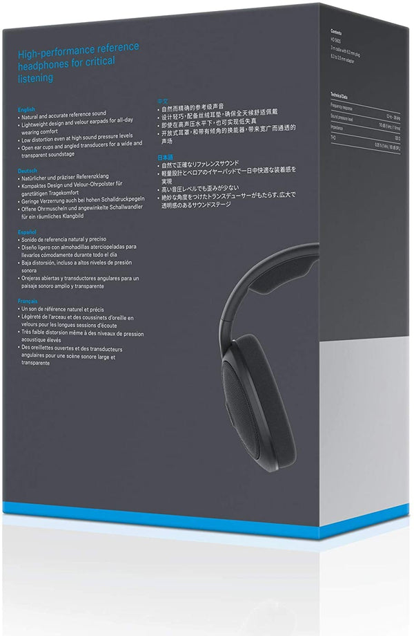 Sennheiser HD 560 S Over-The-Ear Audiophile Headphones - Neutral Frequency Response, E.A.R. Technology for Wide Sound Field, Open-Back Earcups, Detachable Cable, (Black) (HD 560S)