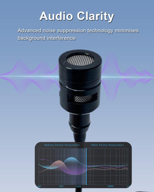 SPTSSWET Lavalier Microphone for Audio-Technica Wireless Bodypack Transmitter System Unidirectional Condenser Super Cardioid Mic with Hirose 4 Pin Plug