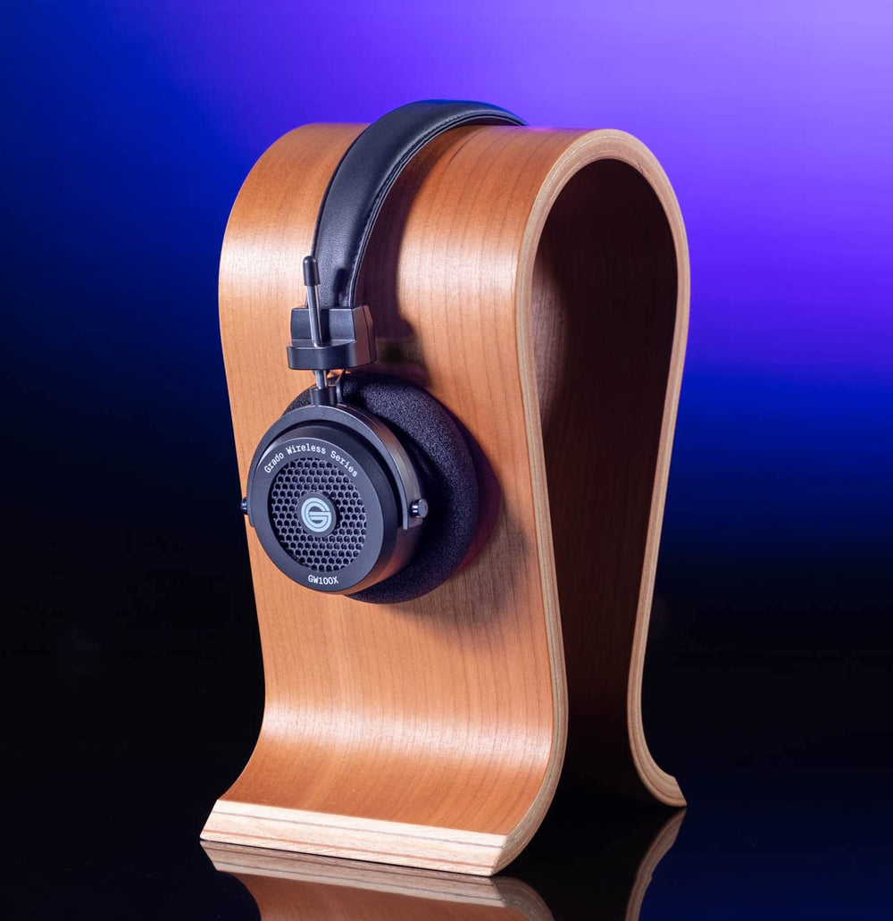 GRADO GW100x Wireless Open-Back Headphones – Bluetooth 5.2, 40-Hour Battery, 44mm Drivers – Audiophile Over-Ear Headphones with Mic – Lightweight, Retro Design – for Home, Studio & Travel