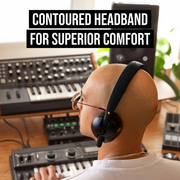 RØDE NTH-50 Professional On-Ear Wired DJ Headphones | Durable, Comfortable, Hi-Fi Audio | Musicians, Filmmakers, Creators (Black)