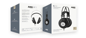 AKG Pro Audio AKG K72 Closed-Back Studio Headphones, Black, (3169H00020)