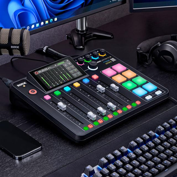 Rode RODECaster Pro II Podcast Production Console with StreamEye PDM-3 Podcast Equipment Bundle