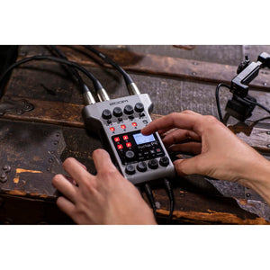 Zoom PodTrak P4 Portable Podcast Recorder with 4x Zoom ZDM-1 Podcast Microphone and Headphone Bundle, 4x AA Batteries, 32GB SD Card, USB-C to USB-C Cable and StreamEye Polishing Cloth