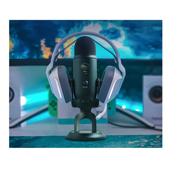 Logitech Creators Blue Yeti USB Microphone for Gaming, Streaming, Podcast, YouTube, Discord, PC, Studio Sound, Plug & Play-Blackout