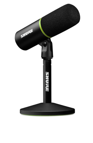 Shure MV6 Gaming Microphone, Dynamic USB PC Mic for Video Games & Streaming - Desktop Stand, Background Noise Cancellation, Tap-to-Mute & 3.5mm Output for Real-Time Headphone Monitoring