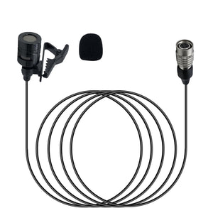 SPTSSWET Lavalier Microphone for Audio-Technica Wireless Bodypack Transmitter System Unidirectional Condenser Super Cardioid Mic with Hirose 4 Pin Plug