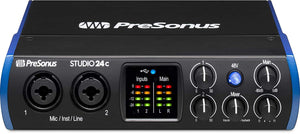 PreSonus Studio 24c 2x2 USB Audio/MIDI Interface with CR3.5 Creative Reference Multimedia Monitors and with New Version Studio One Artist Software Pack & Isolation Recording Shield