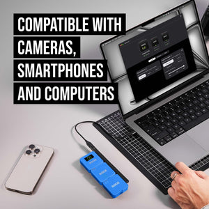 RØDE Wireless GO (Gen 3) – Compact Wireless Mic – Pristine Audio, 32-bit Float Recording, Automatic Level Control, for Phones, Cameras and Computers (Cobalt)