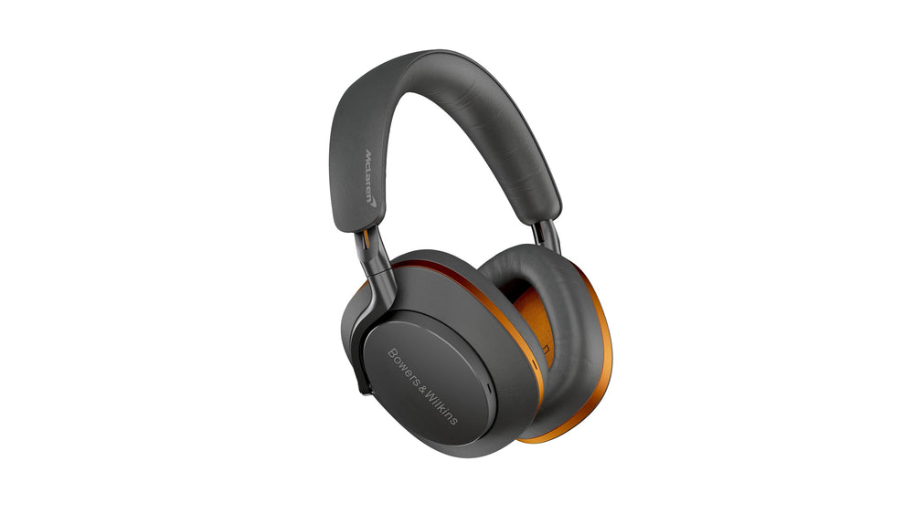 Bowers & Wilkins Px8 McLaren Edition Over-Ear Wireless Headphones, Advanced Active Noise Cancellation, 30-Hour Battery Life, 15-Min Quick Charging