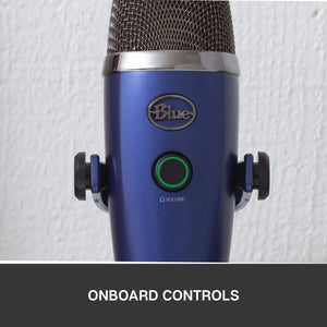 Logitech for Creators Blue Yeti Nano USB Microphone for Gaming, Streaming, Podcasting, Twitch, YouTube, Discord, Recording for PC and Mac, Plug & Play -Vivid Blue