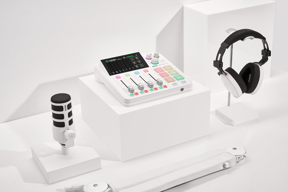 RØDE PodMic Cardioid Dynamic Broadcast Microphone - White