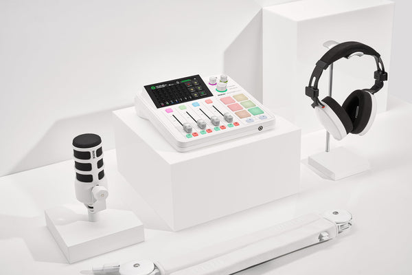 RØDE PodMic Cardioid Dynamic Broadcast Microphone - White