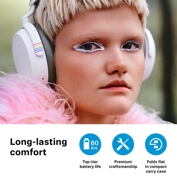 Sennheiser Momentum 4 Wireless Headphones, Bluetooth for Crystal-Clear Calls w/Adaptive Noise Cancellation, 60h Battery Life, Customizable Sound & Lightweight Folding Design, Pride Edition